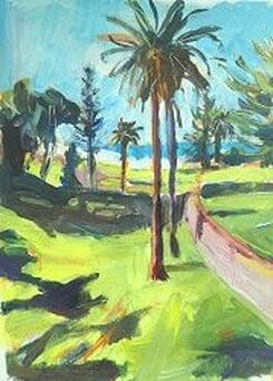  original painting of Glastonbury Gardens, Austinmer, Northern Illawarra