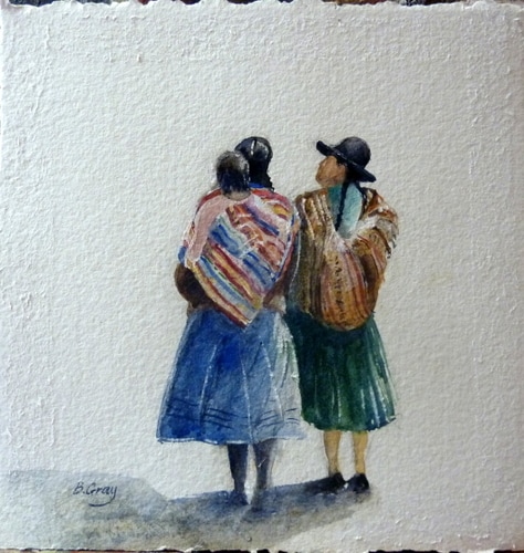 Peruvian Women and Child